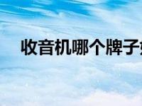 收音机哪个牌子好 2025年口碑最佳推荐